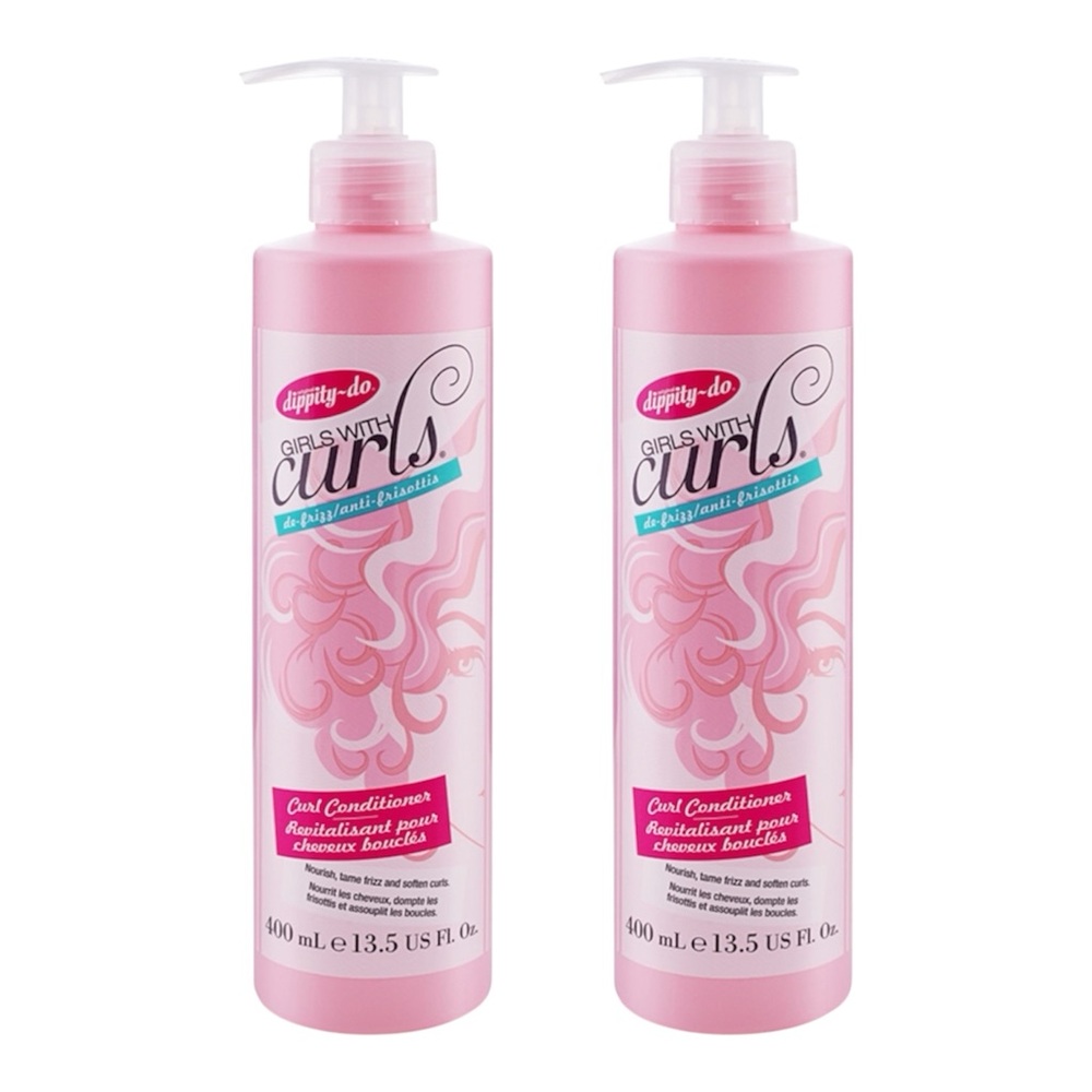 DIPPITY-DO GIRLS WITH CURLS CURL CONDITIONER 400ML X2 - BRAND NEW